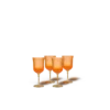 Sun Glasses Wine Set of 4 / Orchard Orange