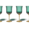 Sun Glasses Wine Set of 4 / Parisian Green