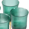 Sun Glasses Wine Set of 4 / Parisian Green