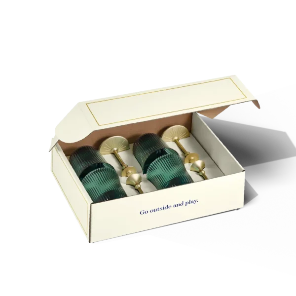 Sun Glasses Wine Set of 4 / Parisian Green