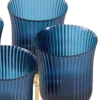 Sun Glasses Wine Set of 4 / Sea Boat Blue